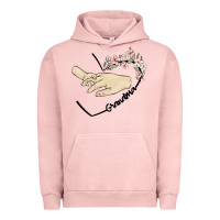 Pigment Salmon personalized grandma Urban Hoodie - MaliasSmallBusiness