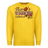 Lemon have courage and be kind Premium Sweatshirt - JahusDesignShop