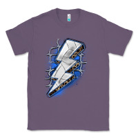 Lavender volleyball lightning bolt Classic Tee - Zillion Design Studio