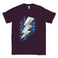 Plum volleyball lightning bolt Classic Tee - Zillion Design Studio