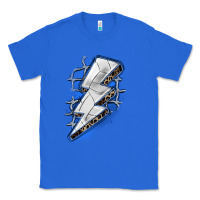True Royal volleyball lightning bolt Classic Tee - Zillion Design Studio