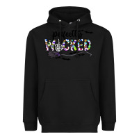 Black Perfectly Wicked Heavyweight Hoodie - CowhideDigitalArt