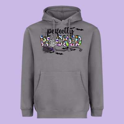 Perfectly Wicked Heavyweight Hoodie Designed By Cowhidedigitalart