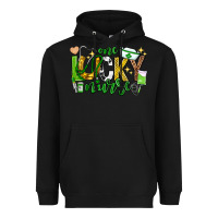 Black st patricks day one lucky nurse Heavyweight Hoodie - Neo Western