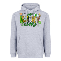 Heather Grey st patricks day one lucky nurse Heavyweight Hoodie - Neo Western