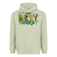 Matcha st patricks day one lucky nurse Heavyweight Hoodie - Neo Western