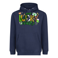 Navy st patricks day one lucky nurse Heavyweight Hoodie - Neo Western