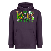 Plum st patricks day one lucky nurse Heavyweight Hoodie - Neo Western