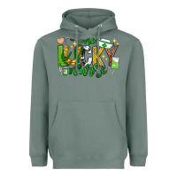 Sage st patricks day one lucky nurse Heavyweight Hoodie - Neo Western