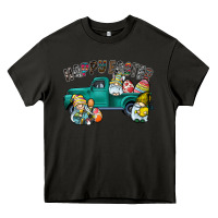 Asphalt Happy Easter truck Heavy Core Tee - CowhideDigitalArt
