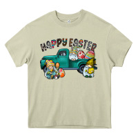 Mossy Happy Easter truck Heavy Core Tee - CowhideDigitalArt