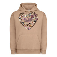 Pigment Burro but first coffee Urban Hoodie - MaliasSmallBusiness