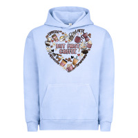 Pigment Grape Ice but first coffee Urban Hoodie - MaliasSmallBusiness