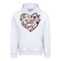 White but first coffee Urban Hoodie - MaliasSmallBusiness
