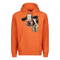 Carrot Cute Holstein Heifer Premium Hoodie - LillyAllenDesigns