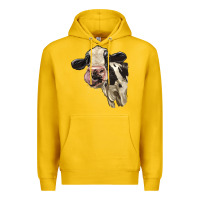 Lemon Cute Holstein Heifer Premium Hoodie - LillyAllenDesigns