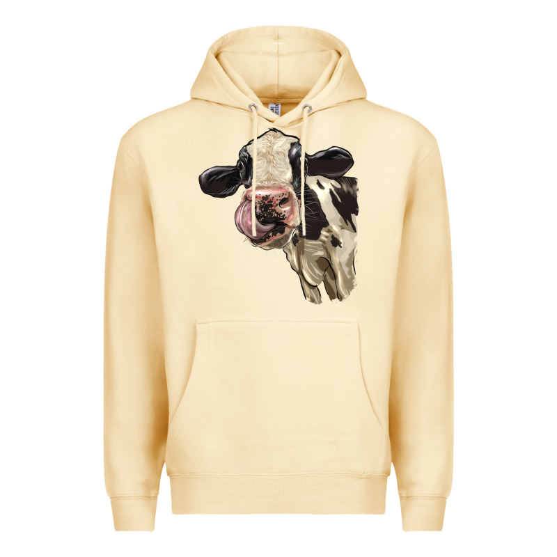 Cute Holstein Heifer Premium Hoodie by LillyAllenDesigns | Teevron