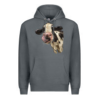 Rock Cute Holstein Heifer Premium Hoodie - LillyAllenDesigns