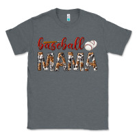 Charcoal Heather baseball mama Classic Tee - texasbilliewilder
