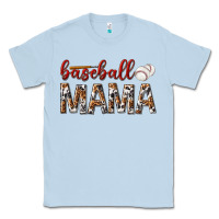 Dusty Blue baseball mama Classic Tee - texasbilliewilder