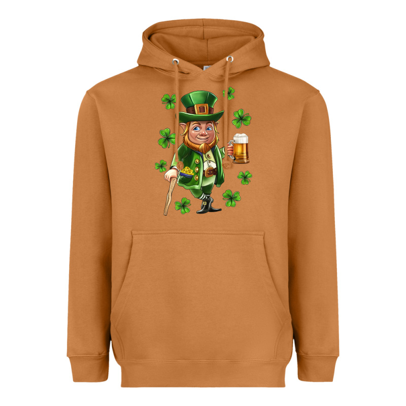 St Patricks Elf Heavyweight Hoodie by Neo Western | Teevron
