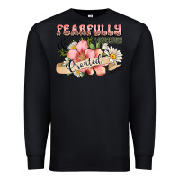 Black fearfully and wonderfully created Premium Sweatshirt - JahusDesignShop