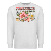 Oatmeal Heather fearfully and wonderfully created Premium Sweatshirt - JahusDesignShop
