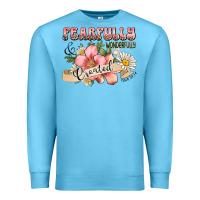 Ocean Blue fearfully and wonderfully created Premium Sweatshirt - JahusDesignShop