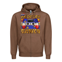 Chestnut all american gamer Zipper Hoodie - texasbilliewilder