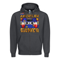 Smoke all american gamer Zipper Hoodie - texasbilliewilder