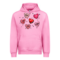 Fuchsia Pink howdy valentine Urban Hoodie - MaliasSmallBusiness