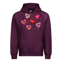 Mauve Wine howdy valentine Urban Hoodie - MaliasSmallBusiness
