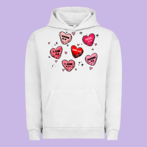 Howdy Valentine Urban Hoodie Designed By Maliassmallbusiness