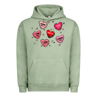 Pigment Oil Green howdy valentine Urban Hoodie - MaliasSmallBusiness