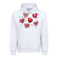 White howdy valentine Urban Hoodie - MaliasSmallBusiness