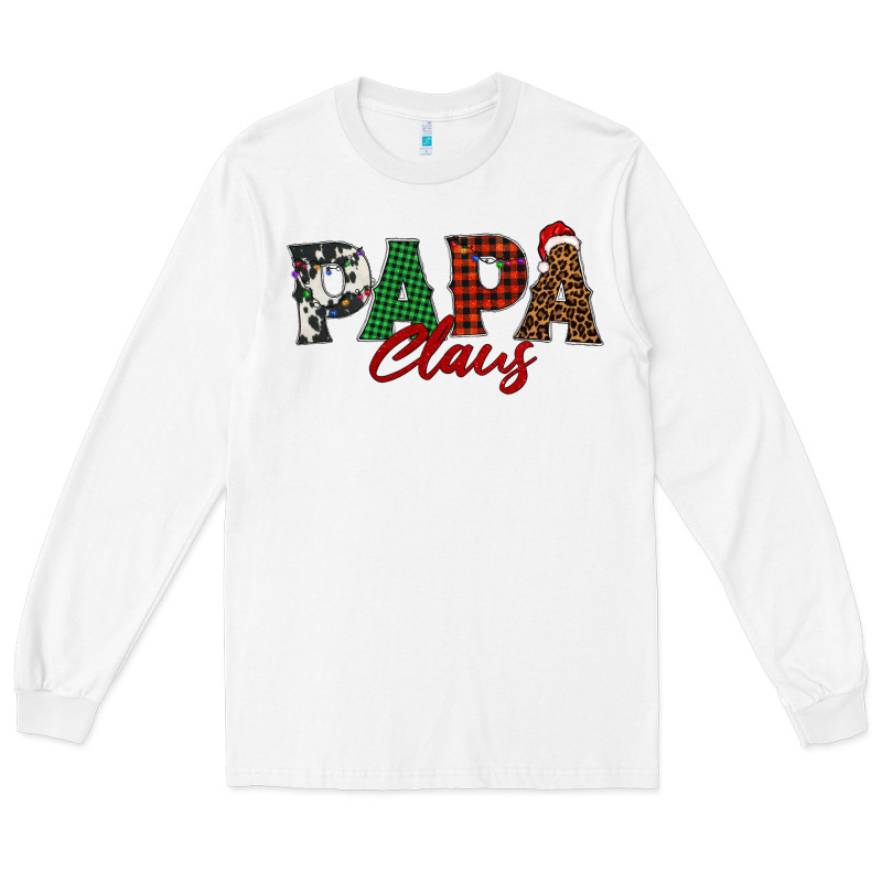 Papa Claus Long Sleeve Tee by BarkalooDesign | Teevron