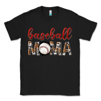 Black baseball mama with leopard Classic Tee - texasbilliewilder