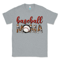 Heather Grey baseball mama with leopard Classic Tee - texasbilliewilder