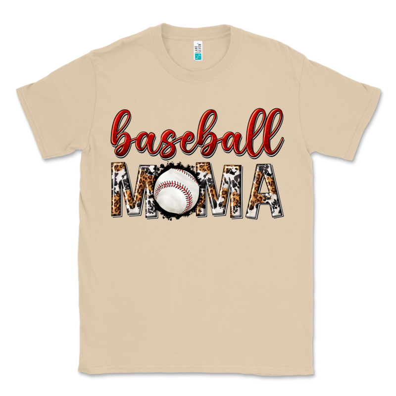 Baseball Mama With Leopard Classic Tee by texasbilliewilder | Teevron