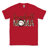 Red baseball mama with leopard Classic Tee - texasbilliewilder