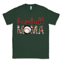 Sports Green baseball mama with leopard Classic Tee - texasbilliewilder