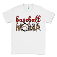White baseball mama with leopard Classic Tee - texasbilliewilder