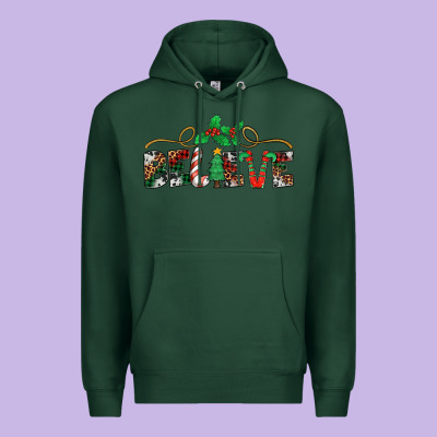 Believe Santa Claus Christmas Premium Hoodie Designed By Jasminsmagicworld