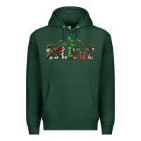 Sports Green believe santa claus christmas Premium Hoodie - Jasminsmagicworld