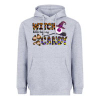Heather Grey Witch Better Have My Candy Heavyweight Hoodie - CowhideDigitalArt