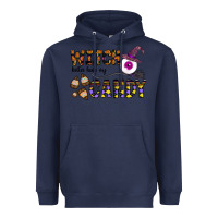 Navy Witch Better Have My Candy Heavyweight Hoodie - CowhideDigitalArt