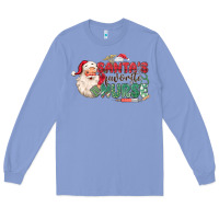 Colony Blue Santa's Favorite Nurse Long Sleeve Tee - MaliasSmallBusiness