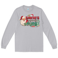 Moon Dust Santa's Favorite Nurse Long Sleeve Tee - MaliasSmallBusiness