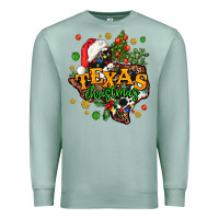 Seafoam texas christmas Premium Sweatshirt - AdoDesignShop
