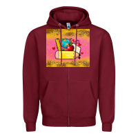 Burgundy back to school custom name Zipper Hoodie - Zillion Design Studio